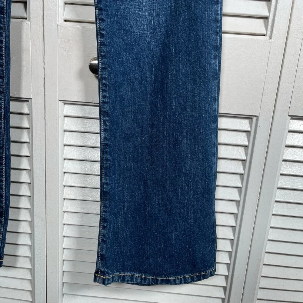 Vintage‎ Y2K Lucky Brand Dungarees Peanut Pant Flare Jeans 8/29 USA Made